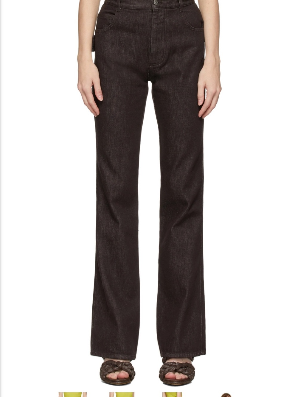 Bottega Veneta Dark Straight-Leg Jeans